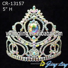 Full AB Stone 5 Inch Pageant Crown